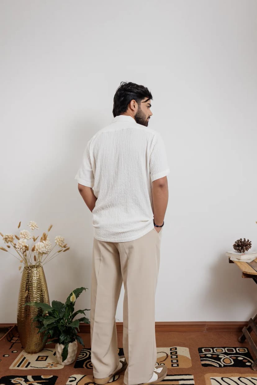 Rivera Ivory Cuban Collar Shirt alternate view